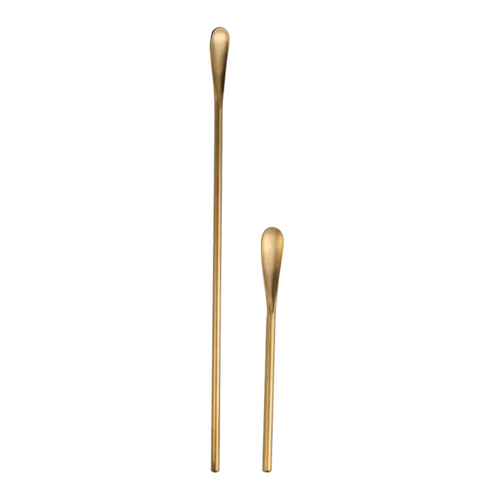 Bar Spoon Twisted - Cucharas agitadoras de acero inoxidable, mango