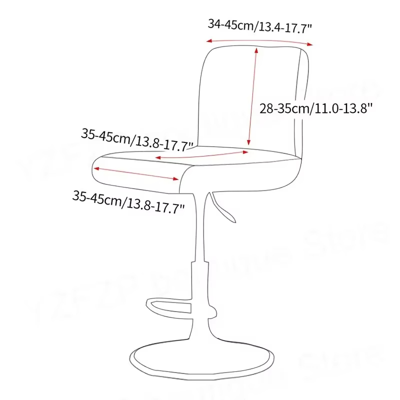 Funda para silla de taburete d - Home Bar Lounge reseña y precio