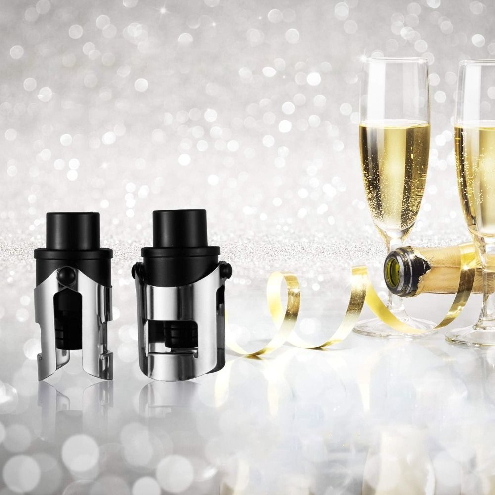 2 tapones de vacío para champá - Wine Preservation Pump reseña y precio