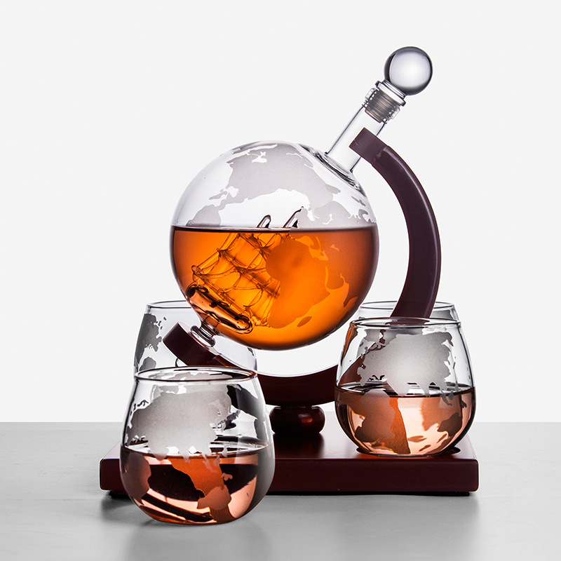 Decantador de globo de cristal - Decanter Globe Set reseña y precio